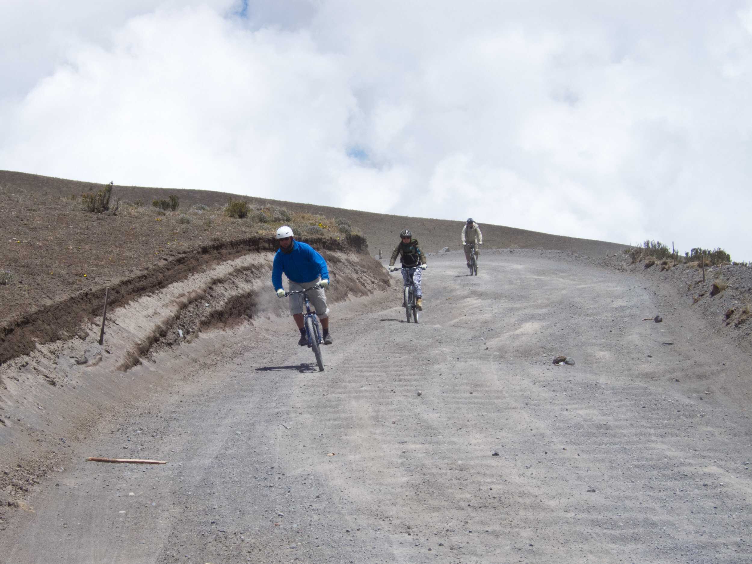 Downhill mountain biking Cotopaxi