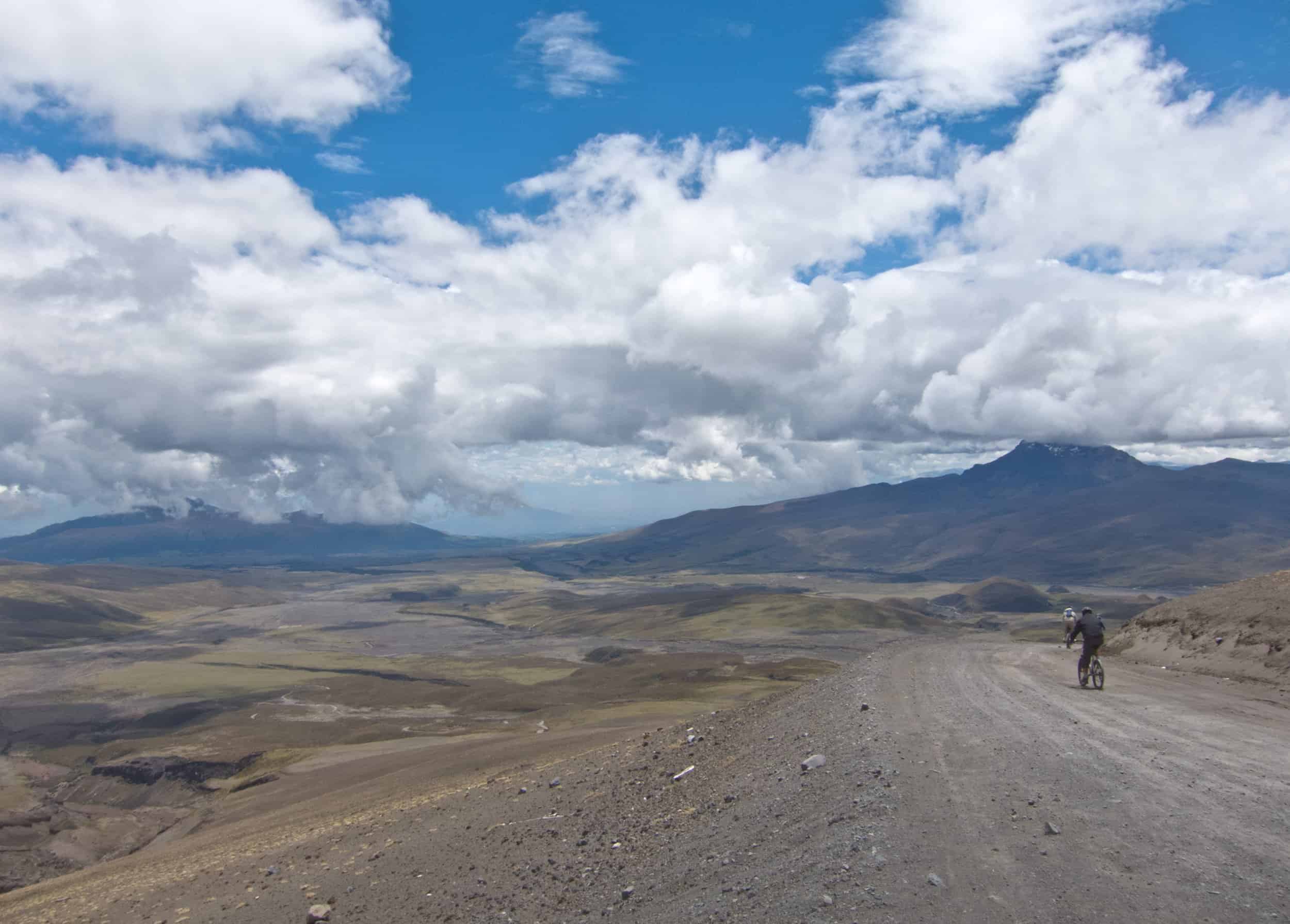 Mountain biking Cotopaxi Volcano