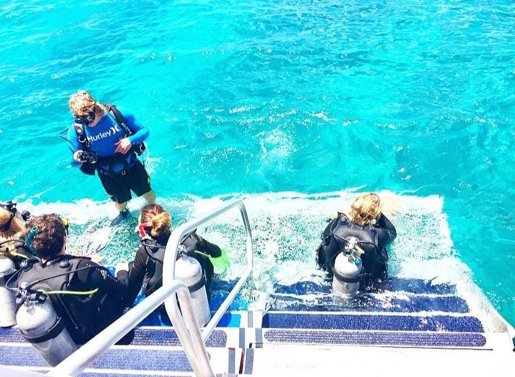 A snorkel and dive day trip in Cairns, Australia