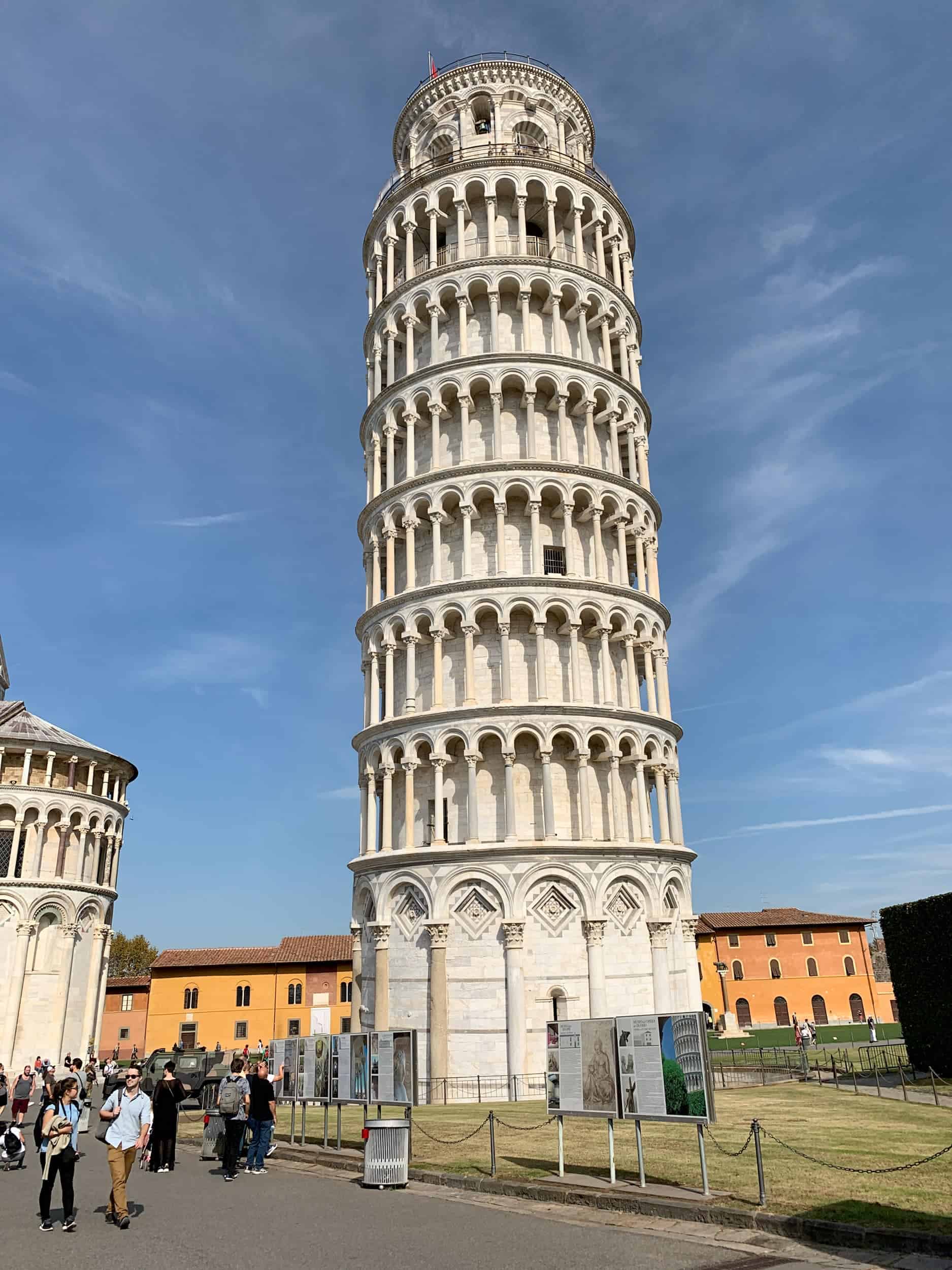 Visiting the Leaning Tower of Pisa