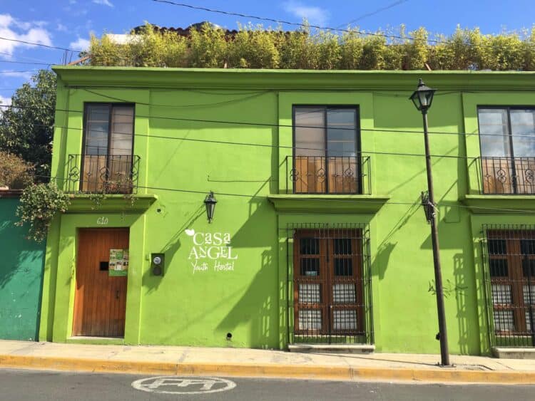 Casa Angel hostel, Oaxaca Mexico