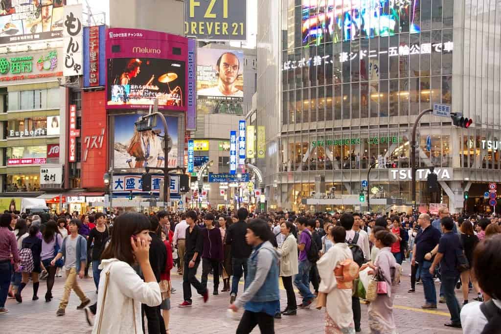 Walking through Shibuya Crossing is a pedestrian adventure in Tokyo