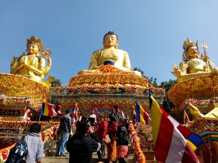 Buddha statues in Nepal
