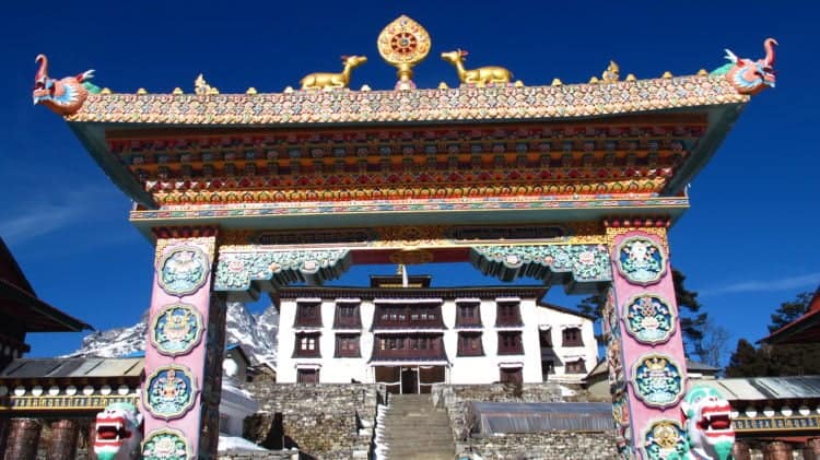 Tengboche Monastery in the Everest region of Nepal