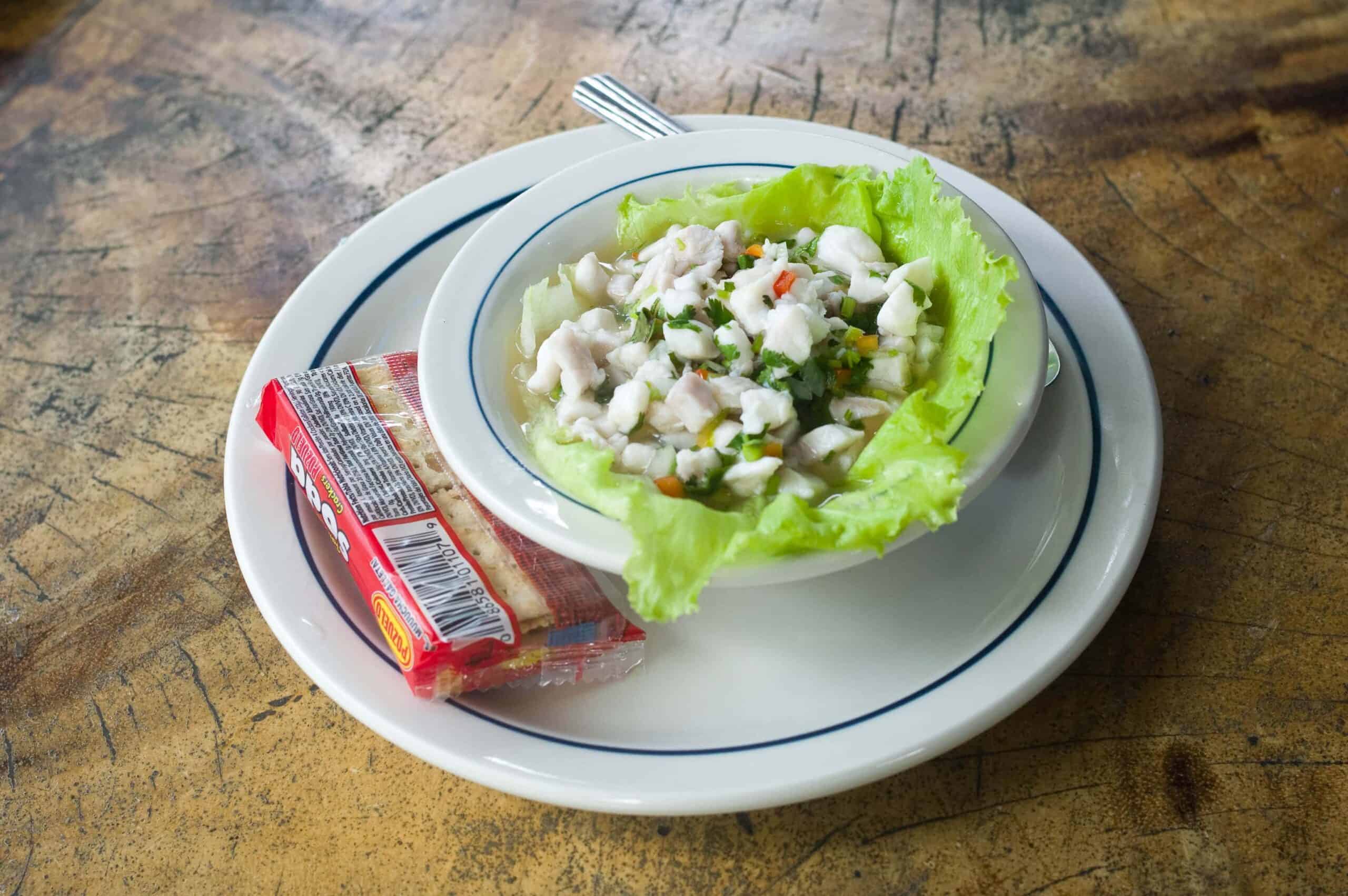 Ceviche in Costa Rica