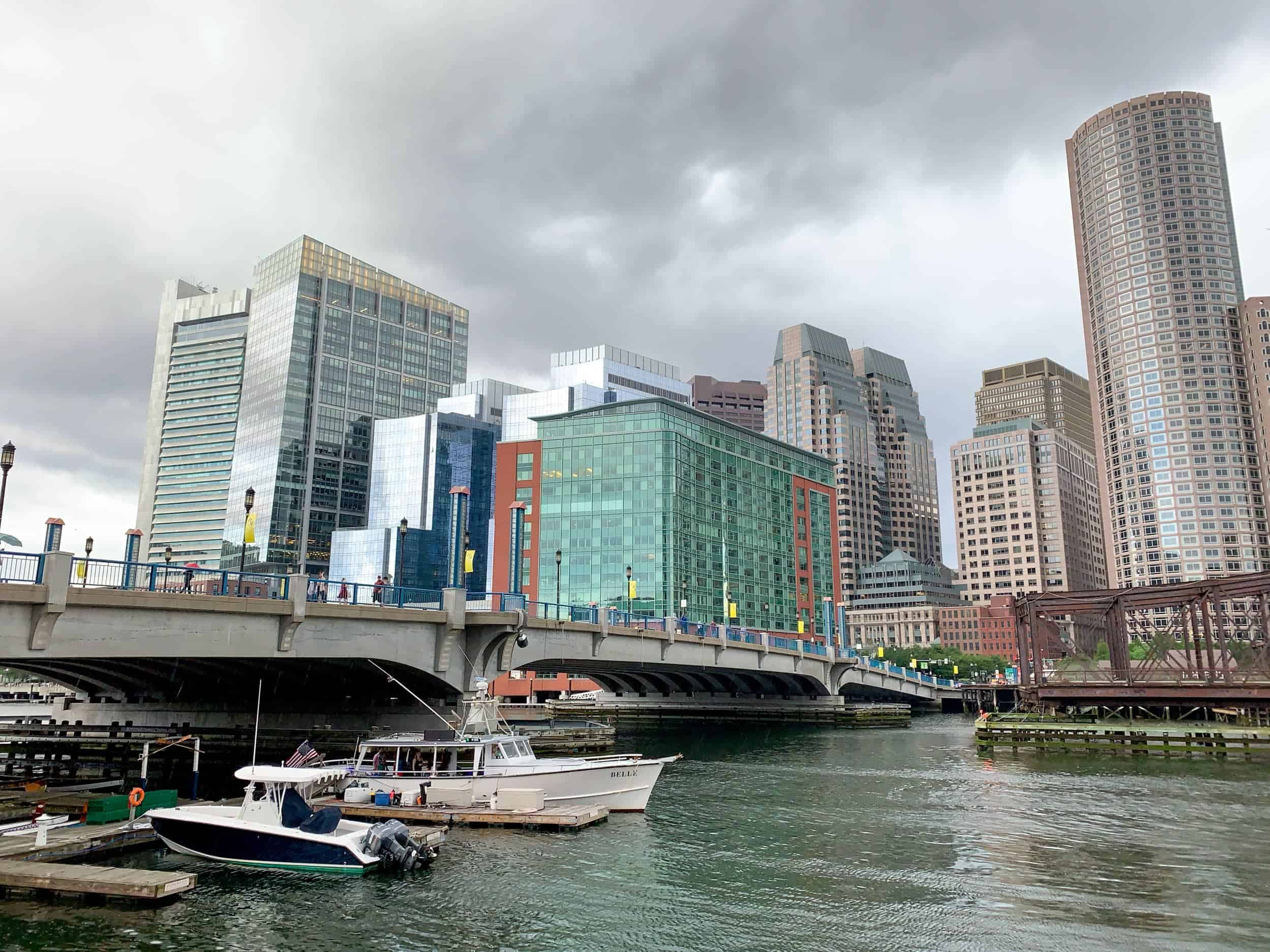 The Harborwalk is a free system of paths around the Boston waterfront