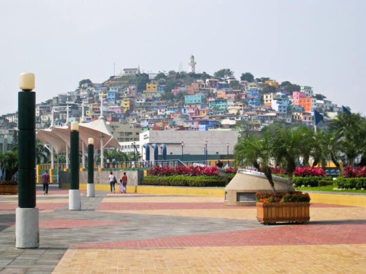 Colorful Las Penas as seen from the Malecon