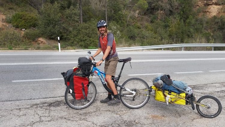A cyclist touring Spain (photo: knordback)