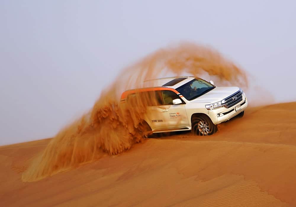 Dune bashing