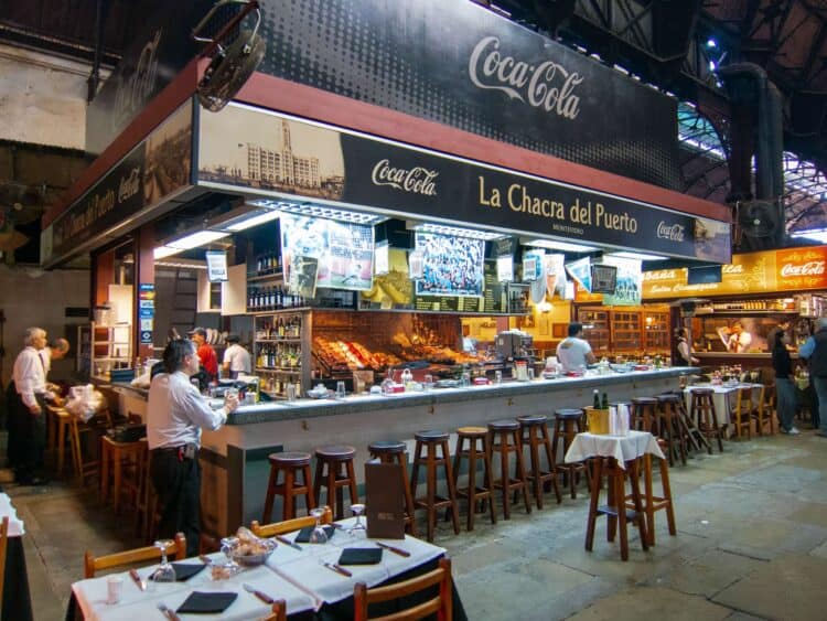 Inside Mercado del Puerto