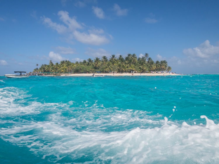 Waters off San Andres
