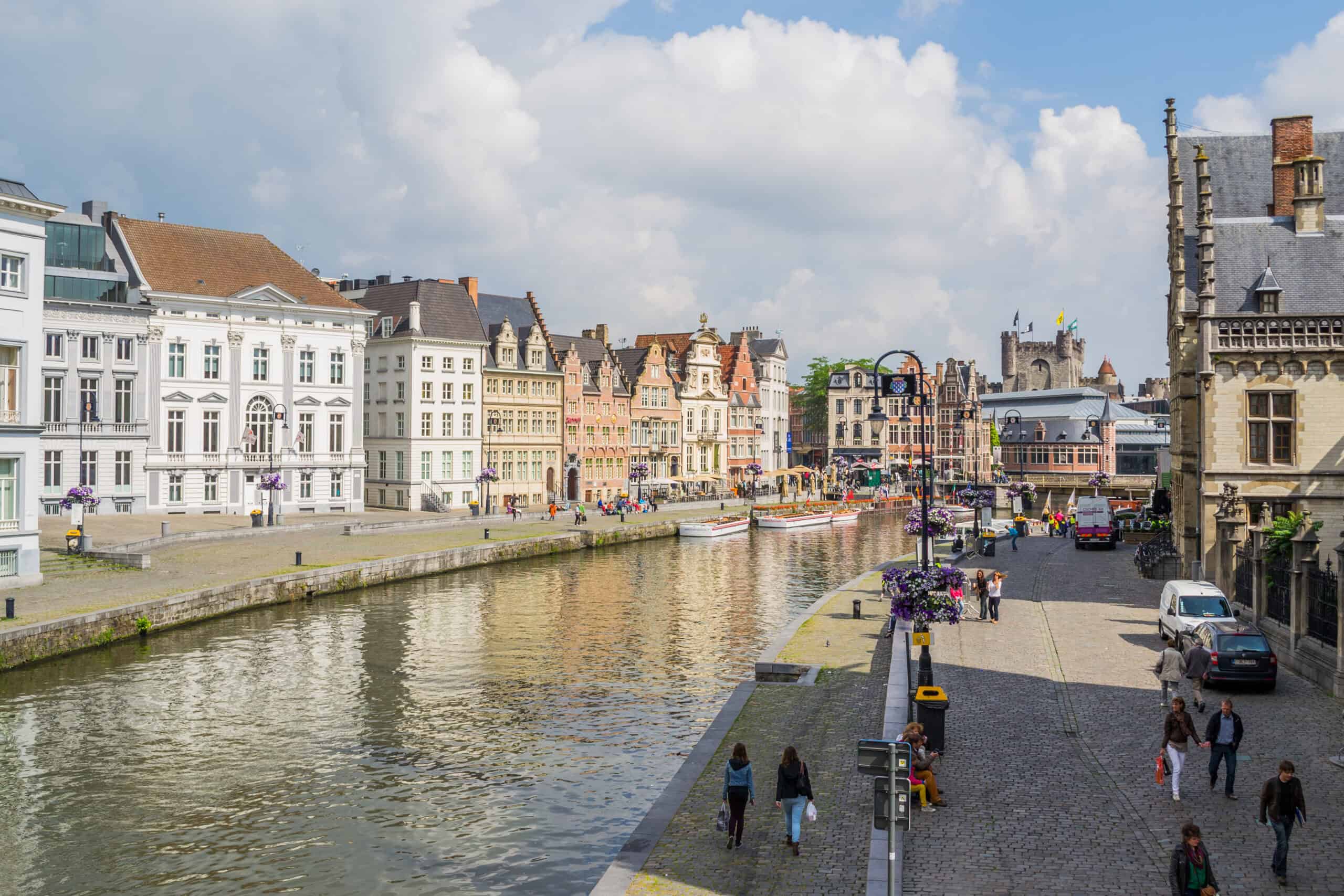 View of Lys River in Ghent (photo: KimberleyJane)