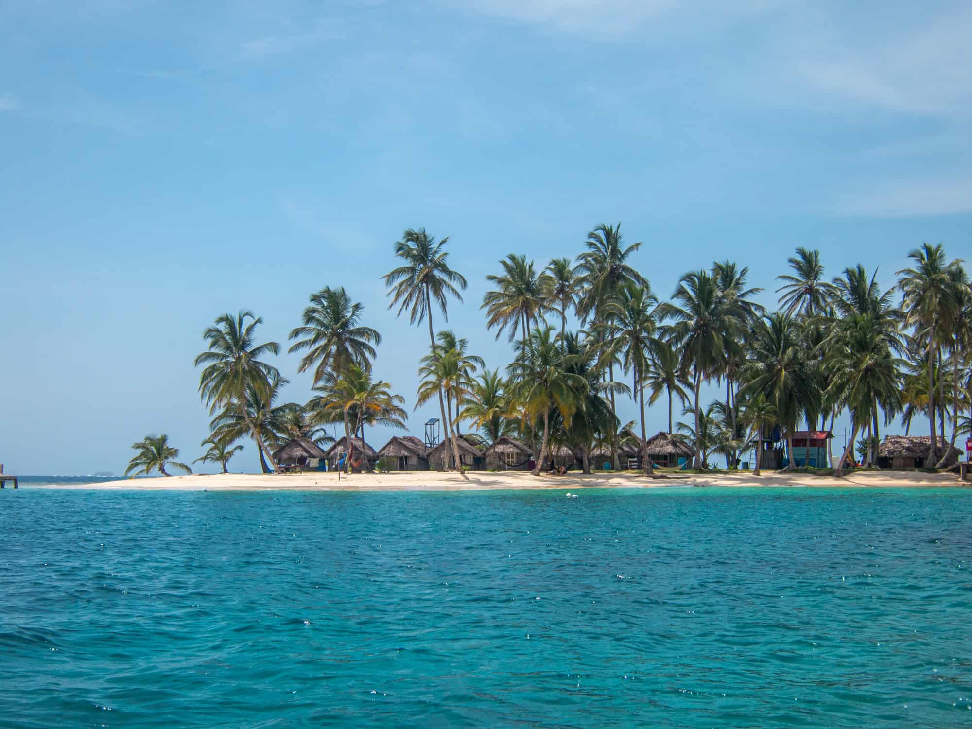 Kuanidup island in San Blas, Panama