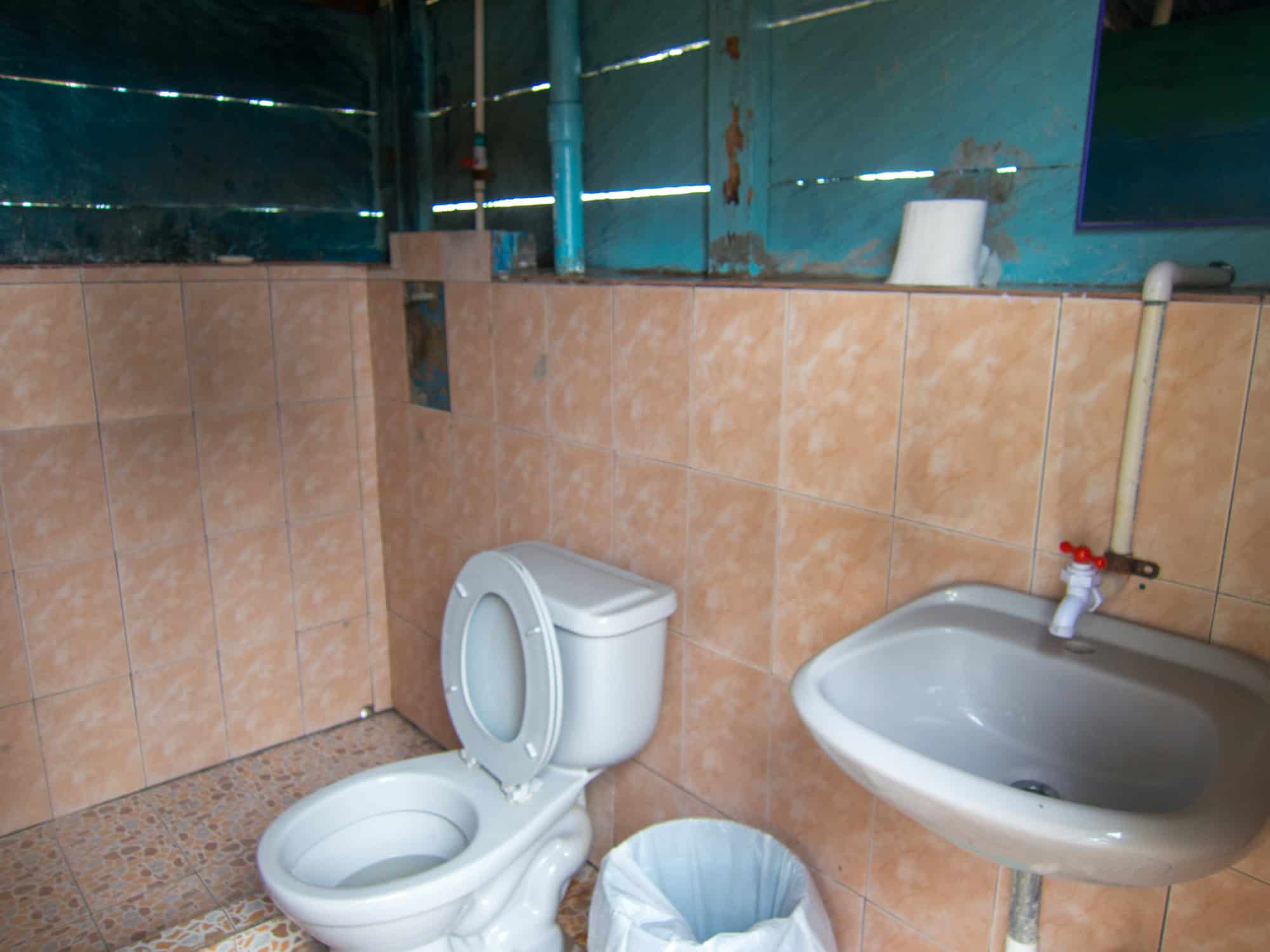 Communal guest bathroom