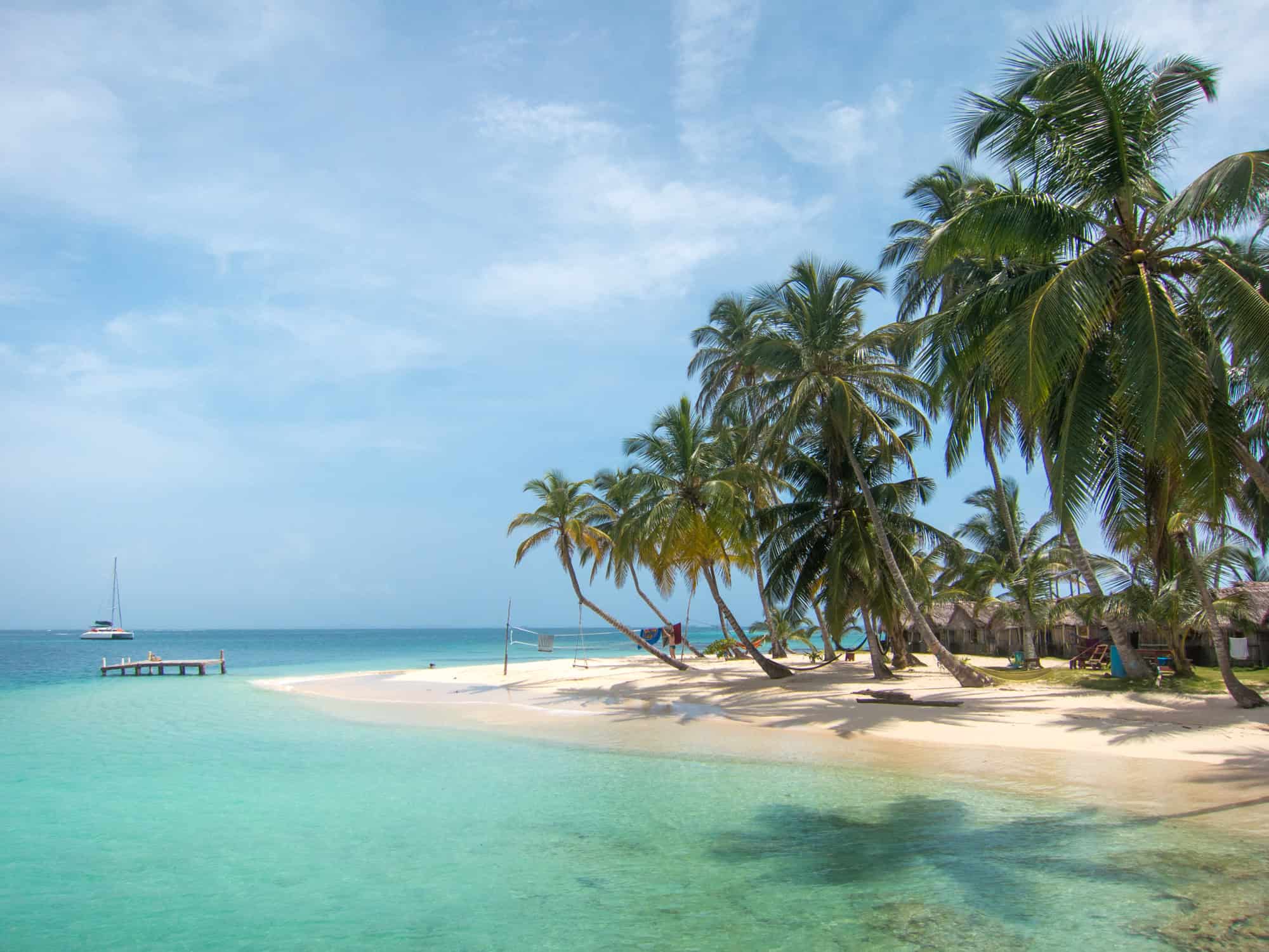 Main beach on Kuanidup island