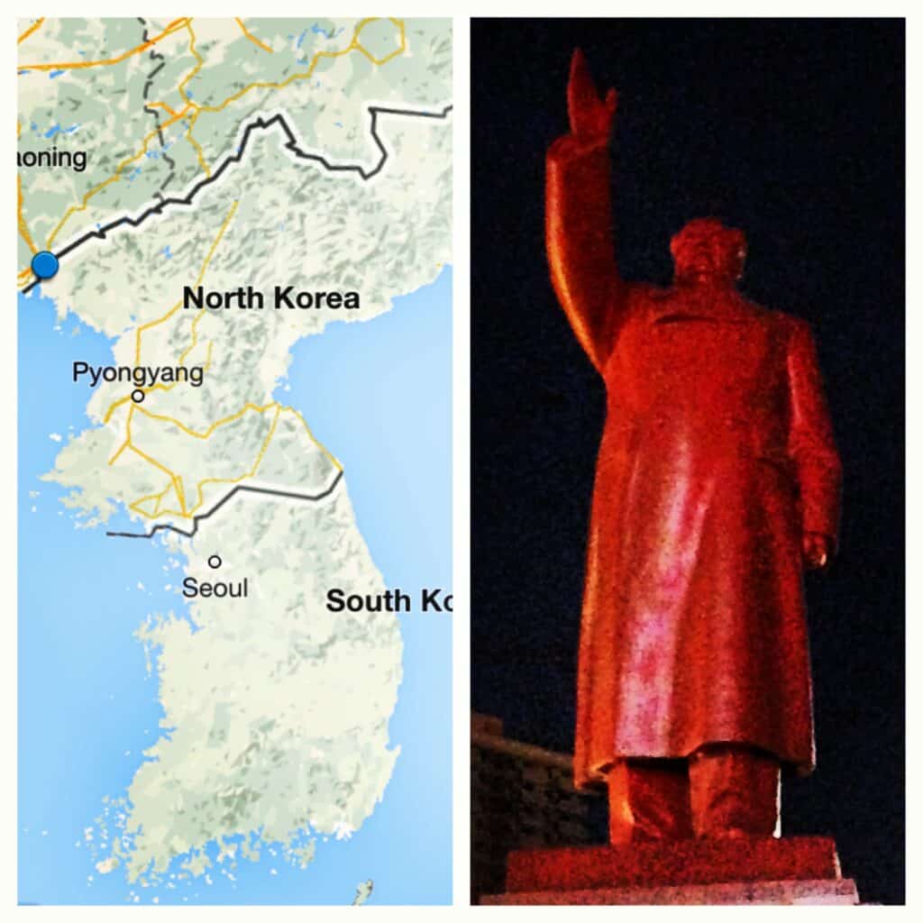 Mao Zedong statue - Dandong