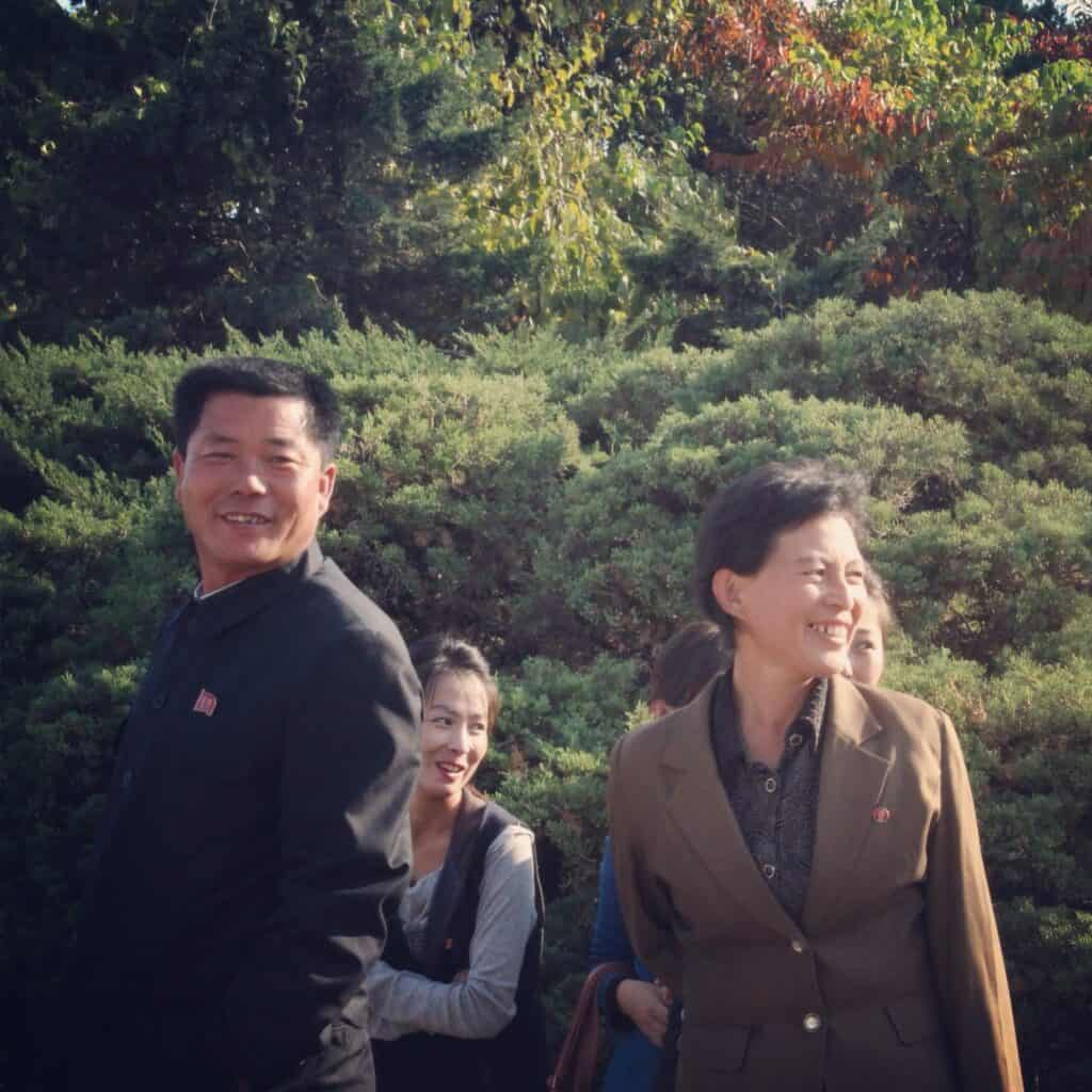 People in Kaesgon City DPRK