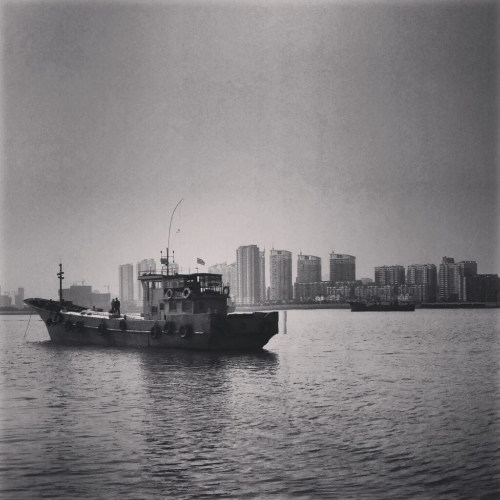 North Korean fishing boat - Dandong