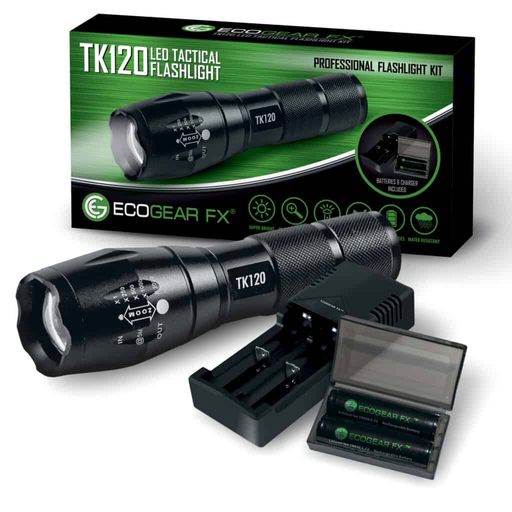 TK 120 Tactical Flashlight by EcoGear FX