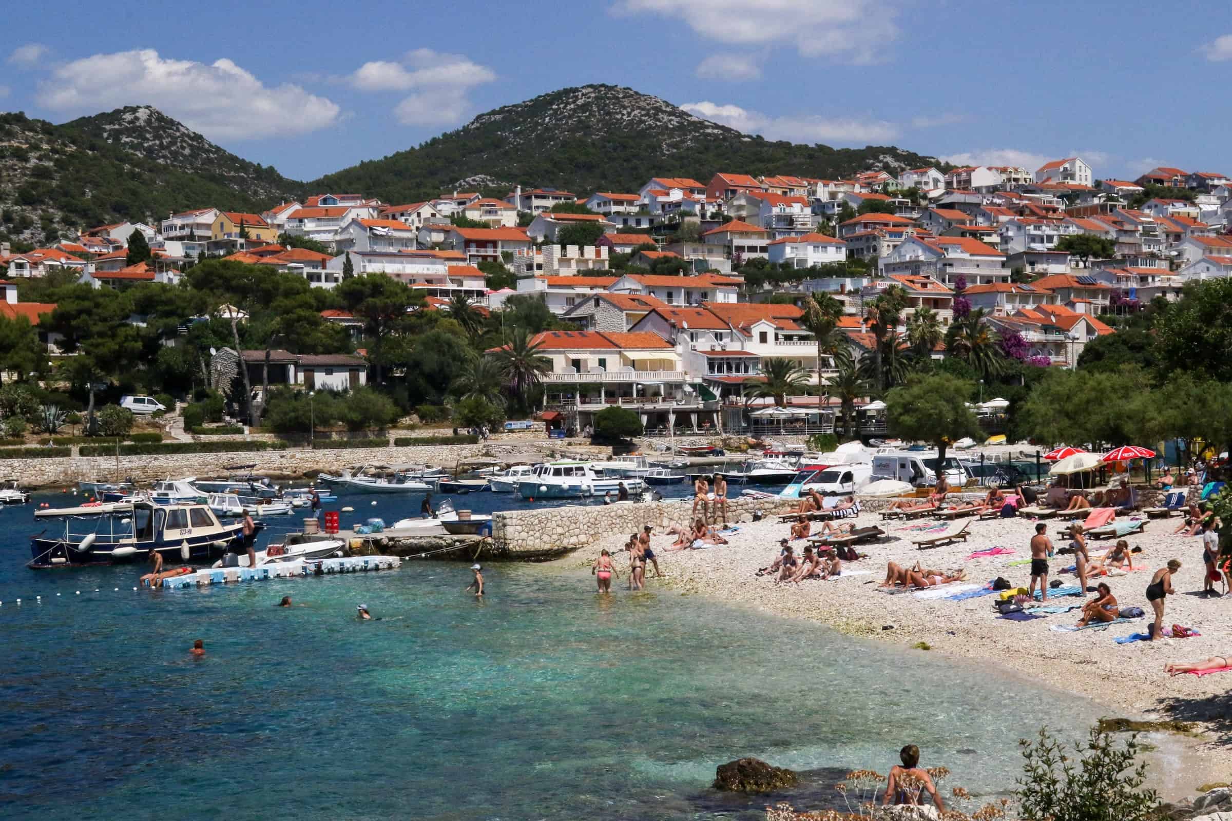 Hvar beach (photo: Colton Jones)
