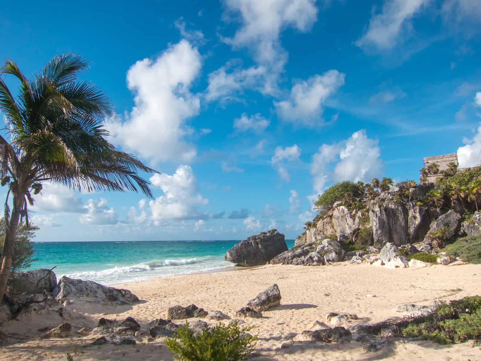 Tulum ruins beach