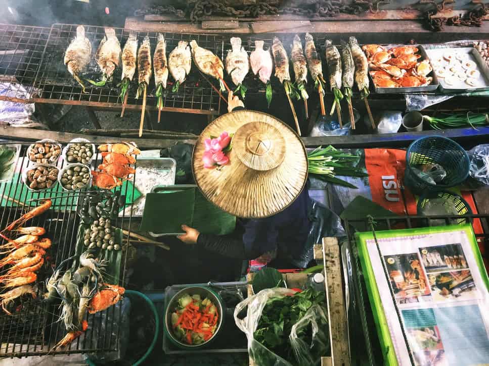 Asian food vendor