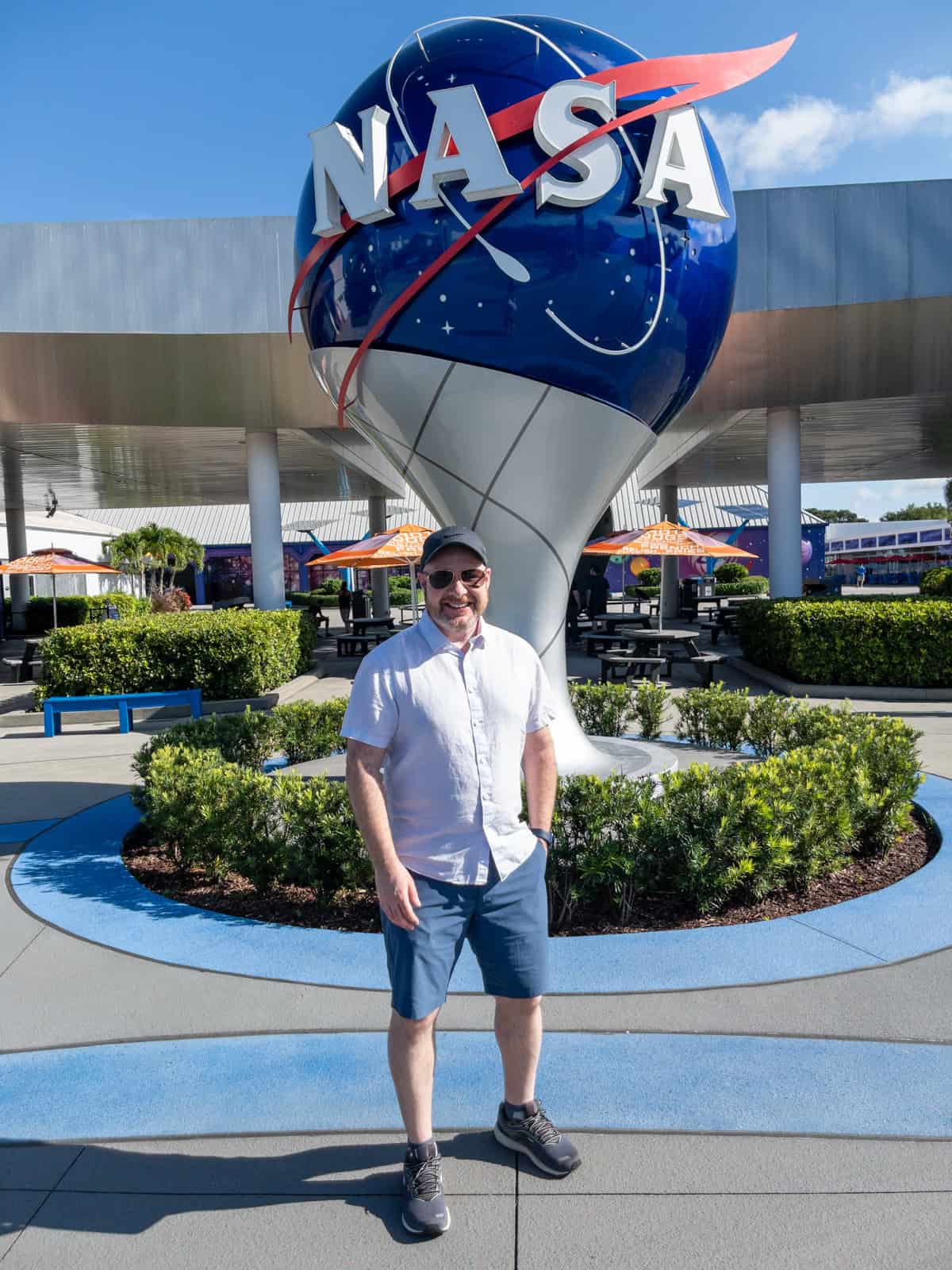 Dave at Kennedy Space Center  (photo by Kelly Lemons).