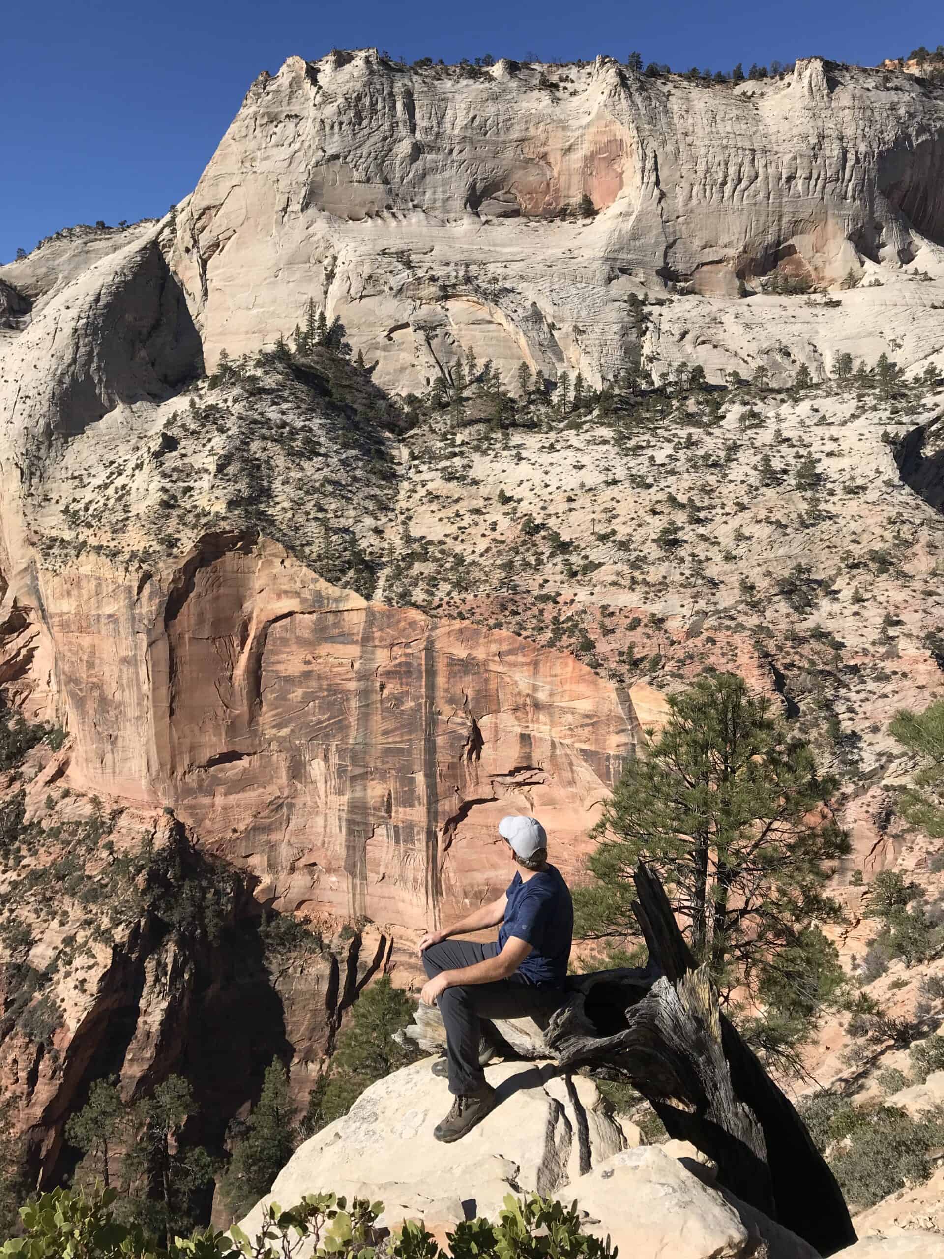 The author on top of the world.