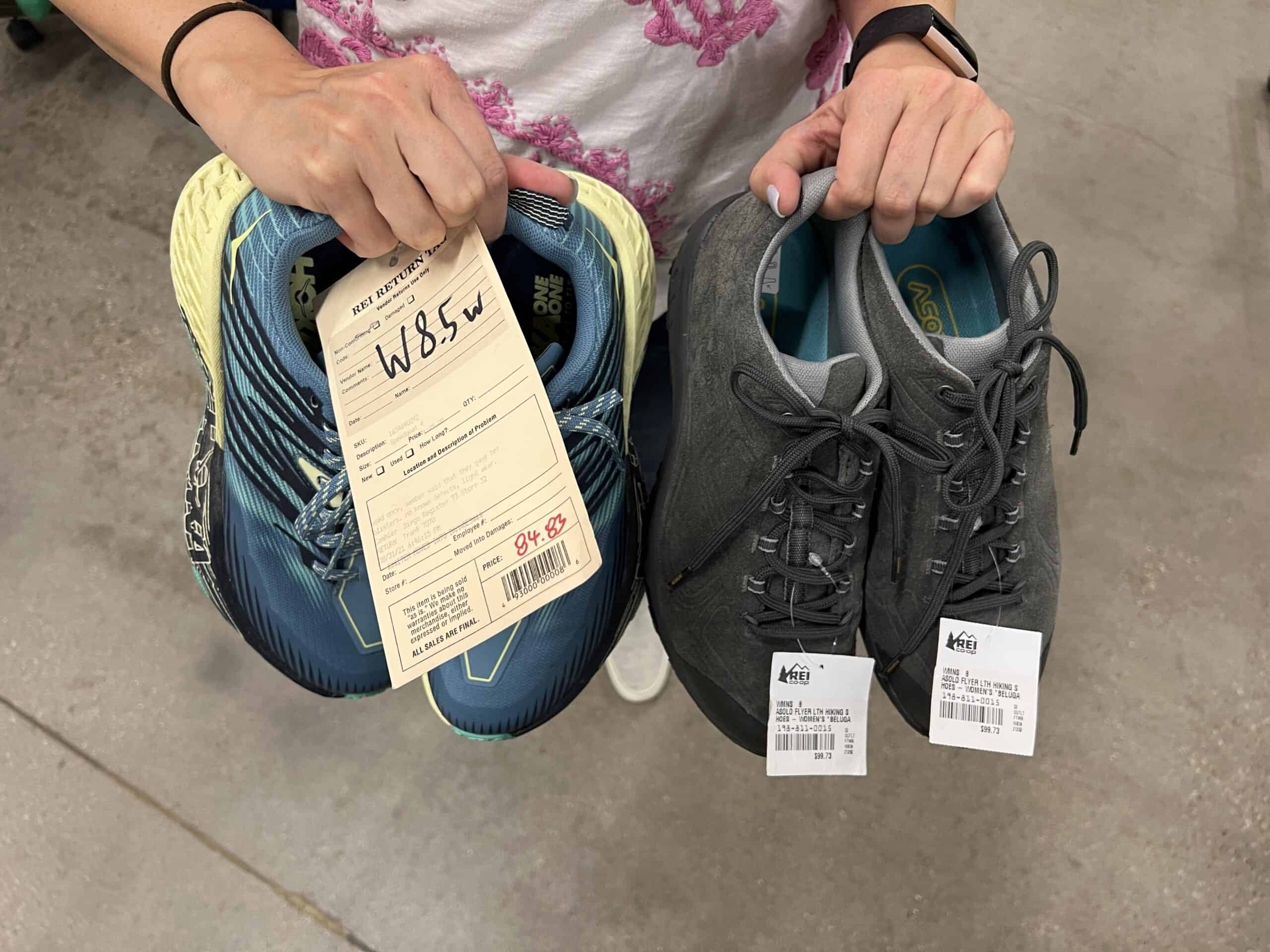 Trail running sneakers and hiking shoes (photo: Dave Lee).