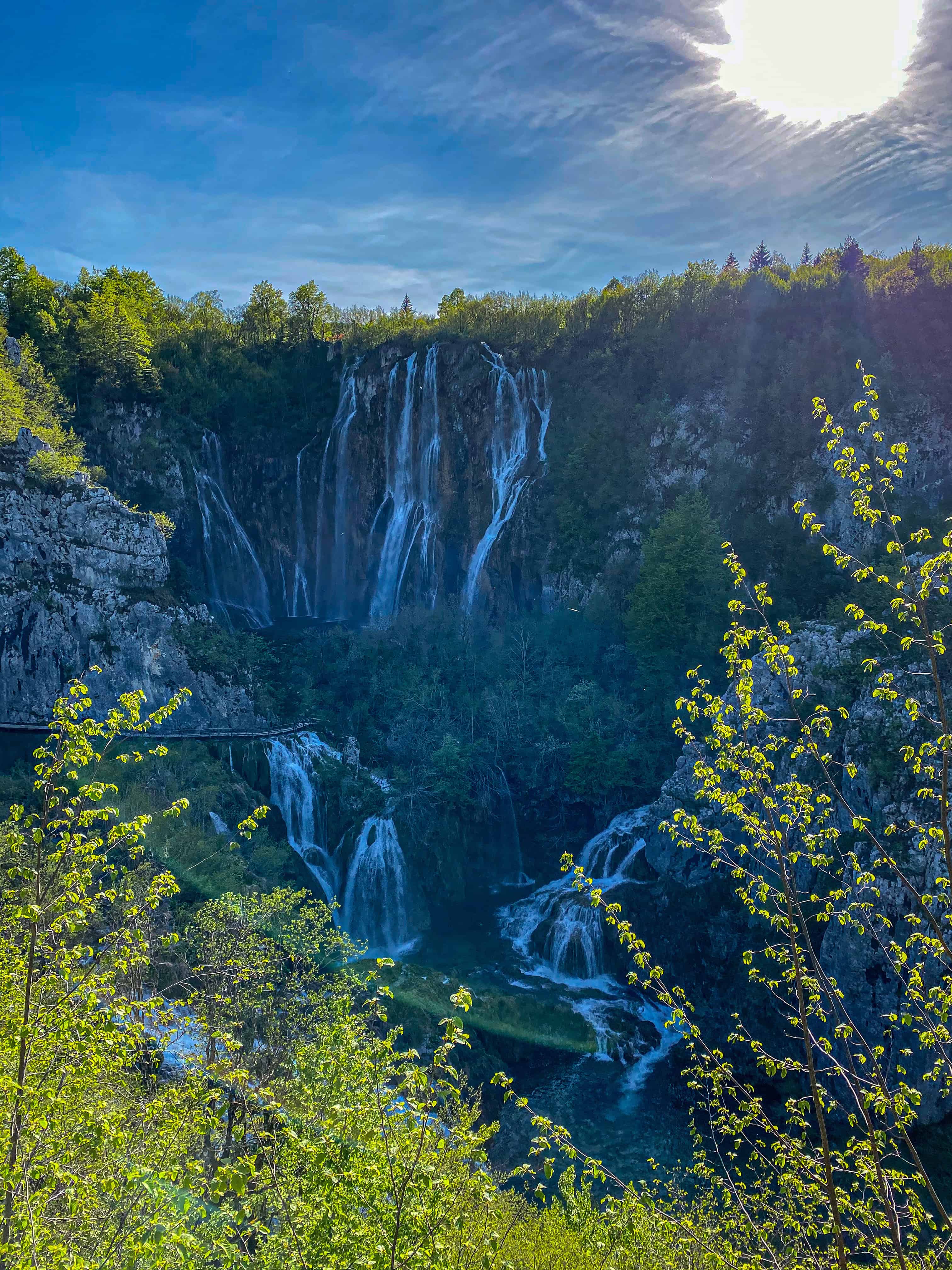 Waterfalls at Plitvice Lakes National Park