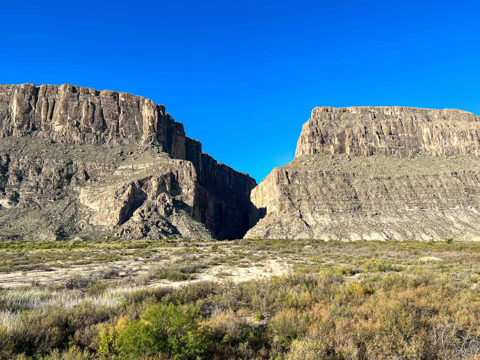 Santa Elena Canyon in Big Bend National Park, Texas