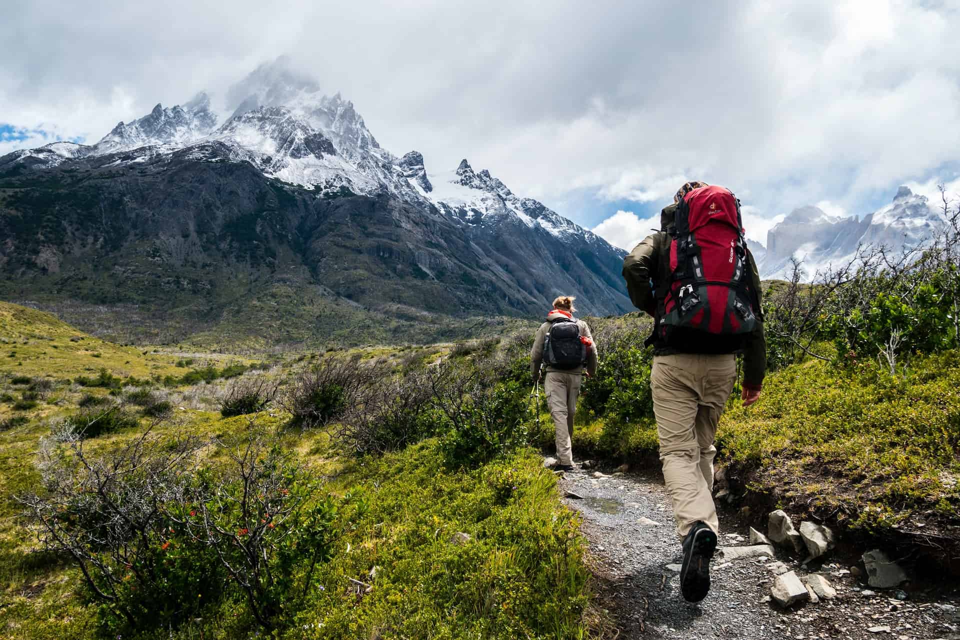 Hiking on the W trail in Chilean Patagonia (photo: Toomas Tartes)