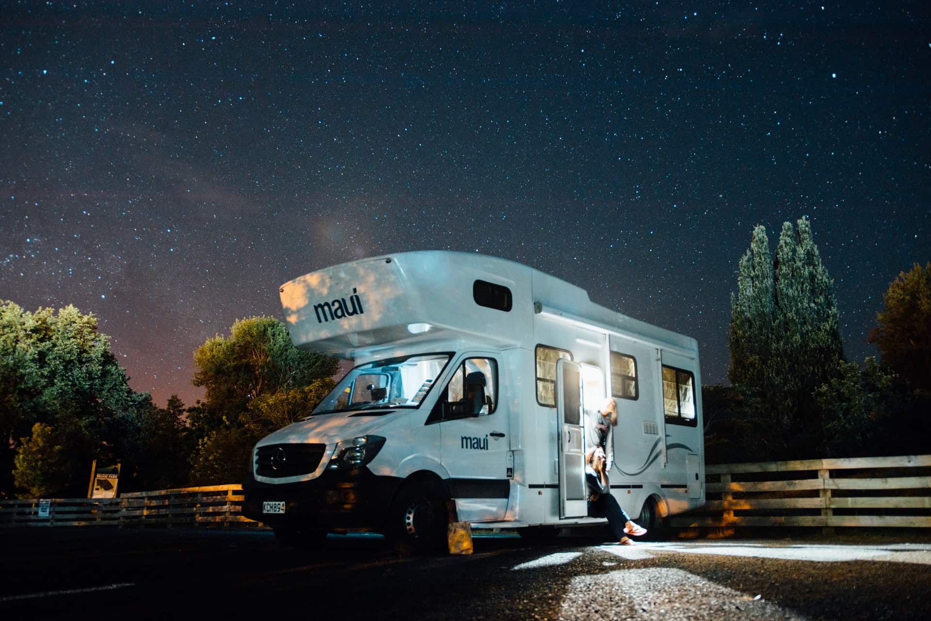 First-time RVers in New Zealand (photo: Hanson Lu)