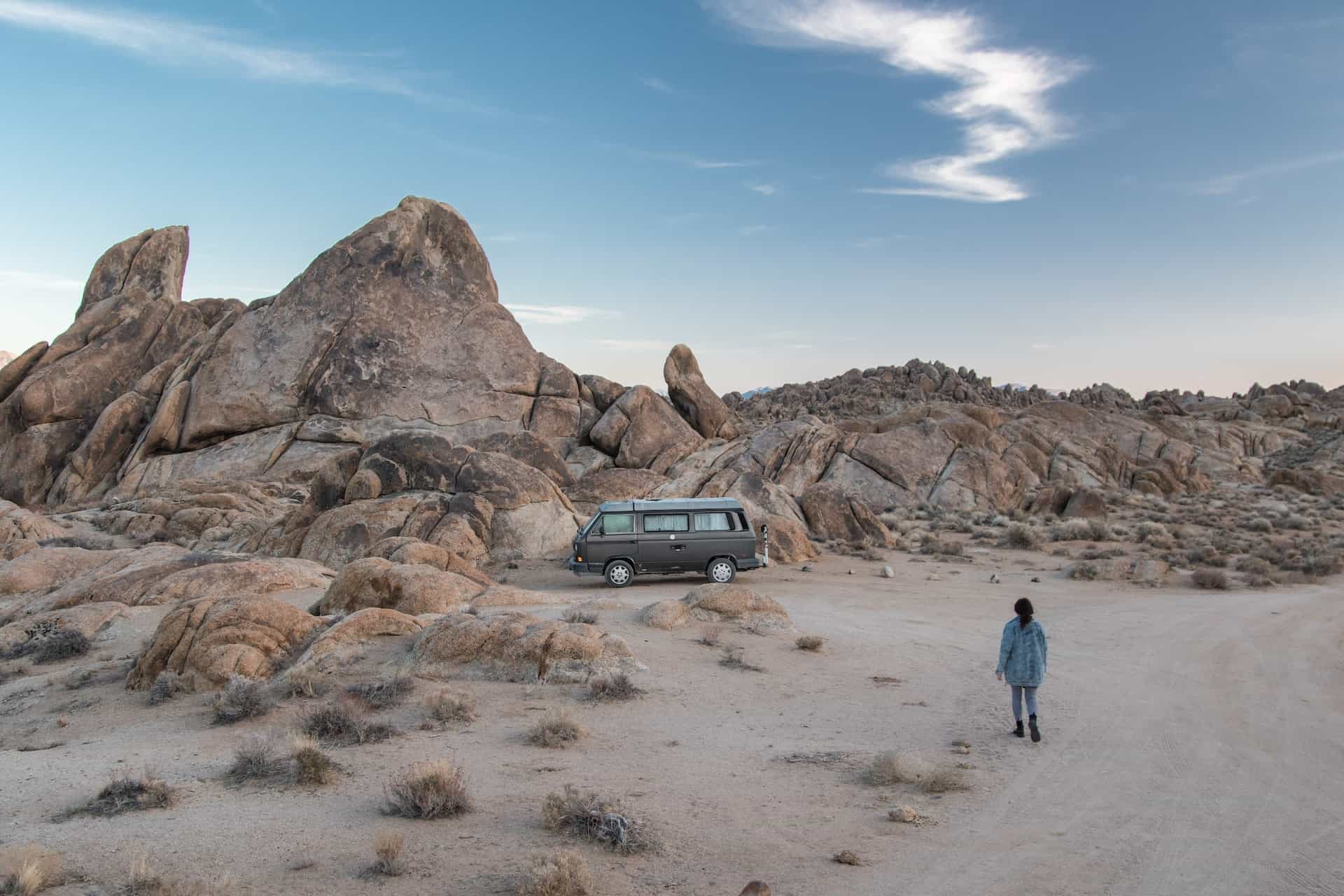 Exploring Alabama Hills, CA (photo: Jeremy Bishop)