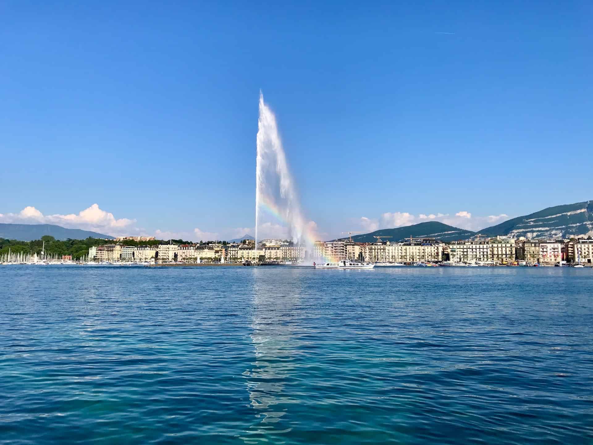 The Geneva Water Fountain (photo: Devam Jhabak)