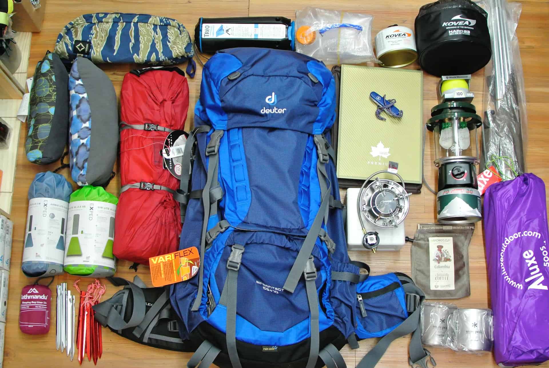 Camping gear (photo: Karson Chan).