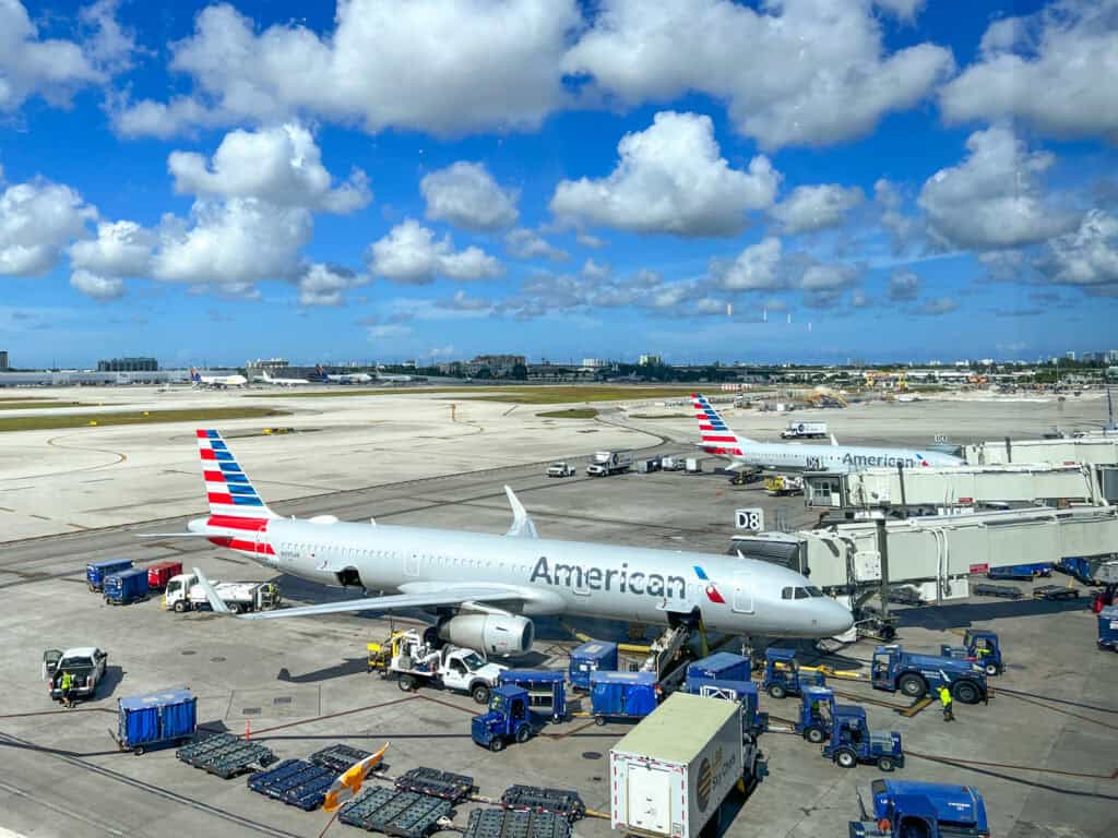American Air planes.