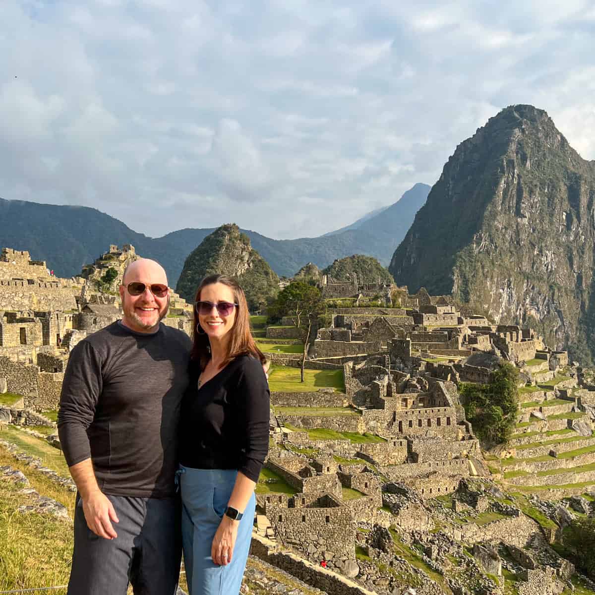 Dave and Kel at Machu Picchu in Peru