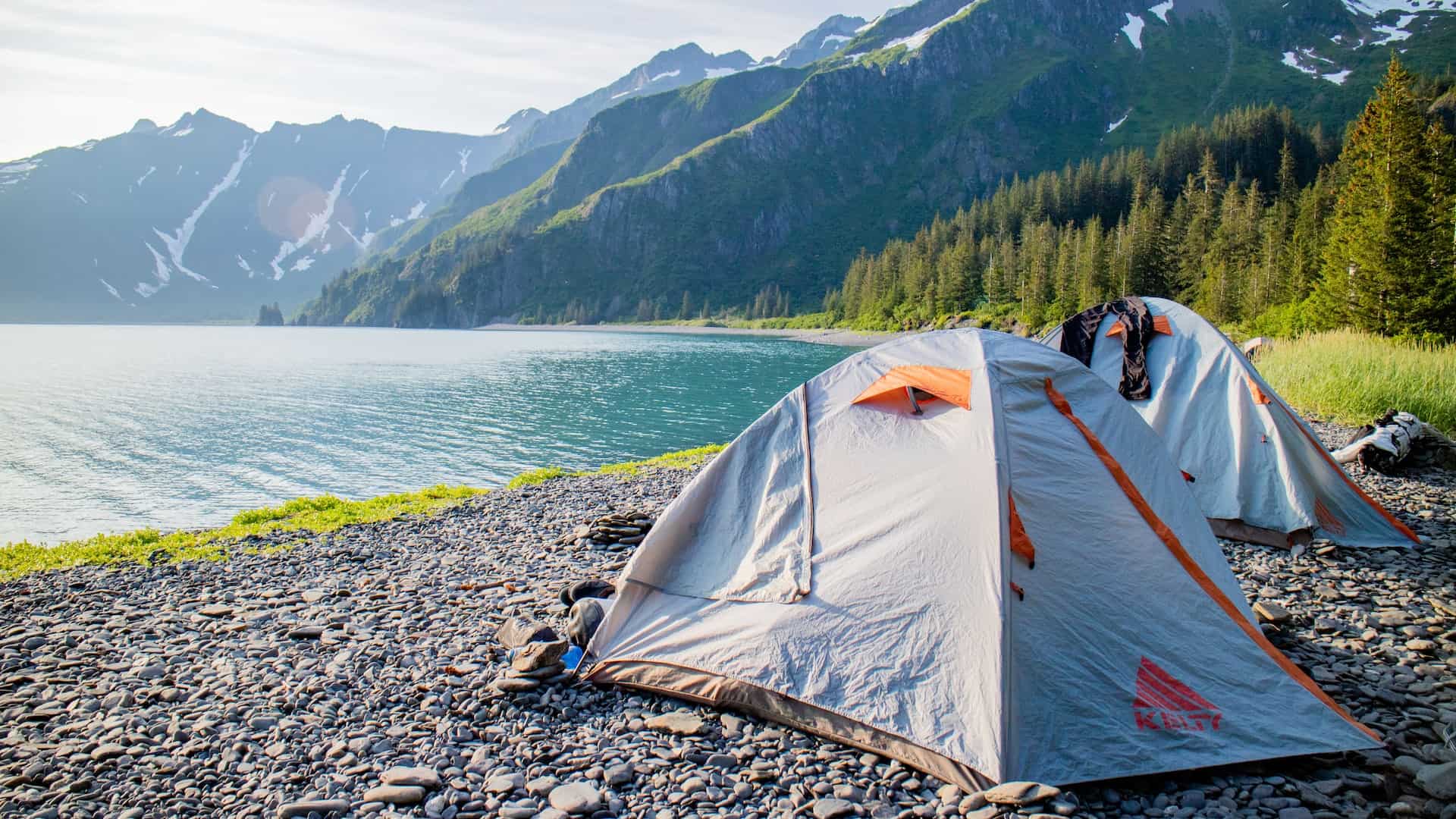 Camping at Holgate Glacier in Alaska (photo: Joshua Sukoff)