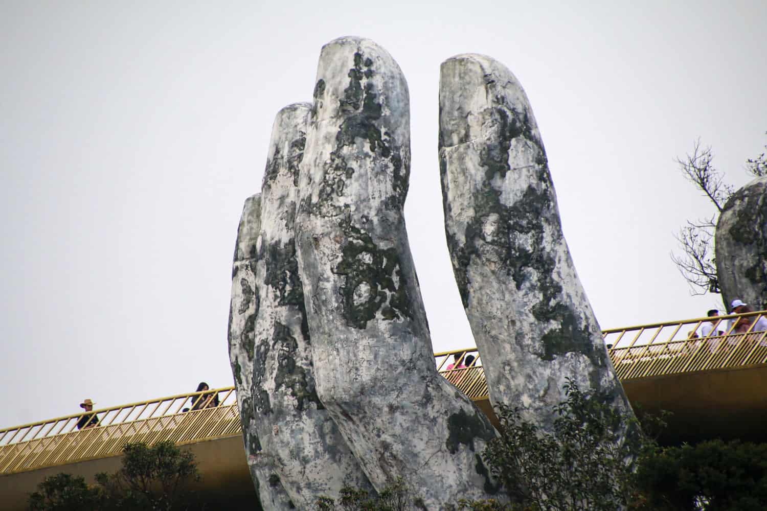 The sheer size of the fingers is part of the fascinating draw of the bridge.