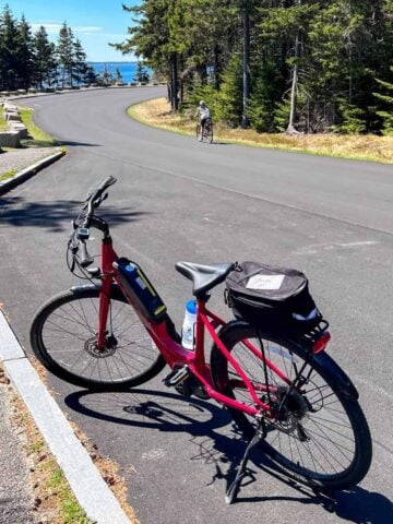 e-bike on Park Loop Road.