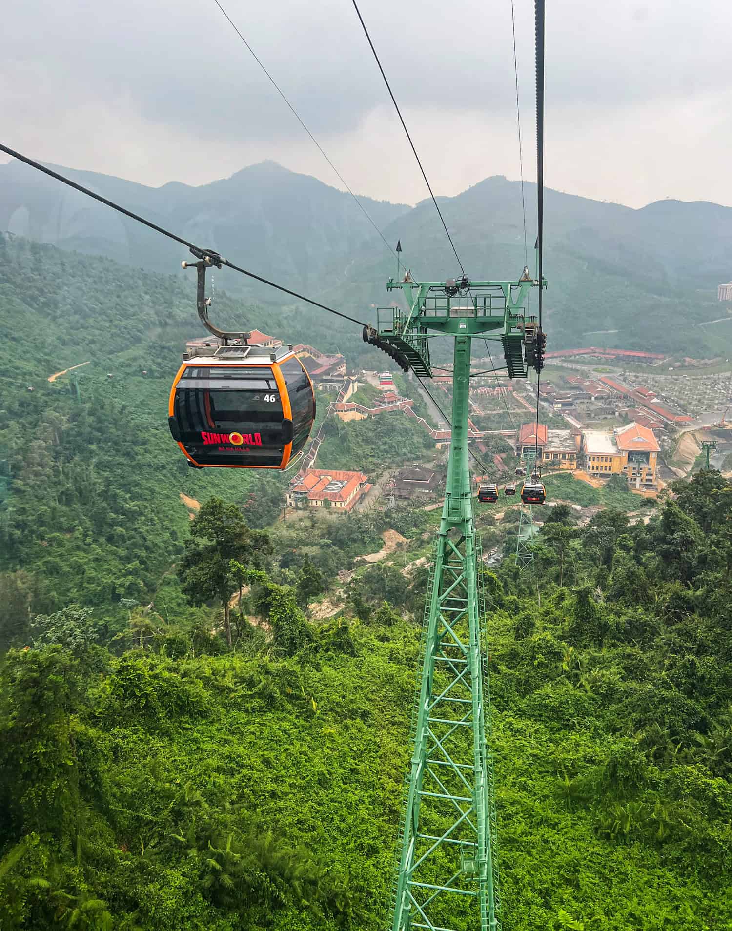 The rail cars provide stunning views of the forestry below and the mountains surrounding the park.