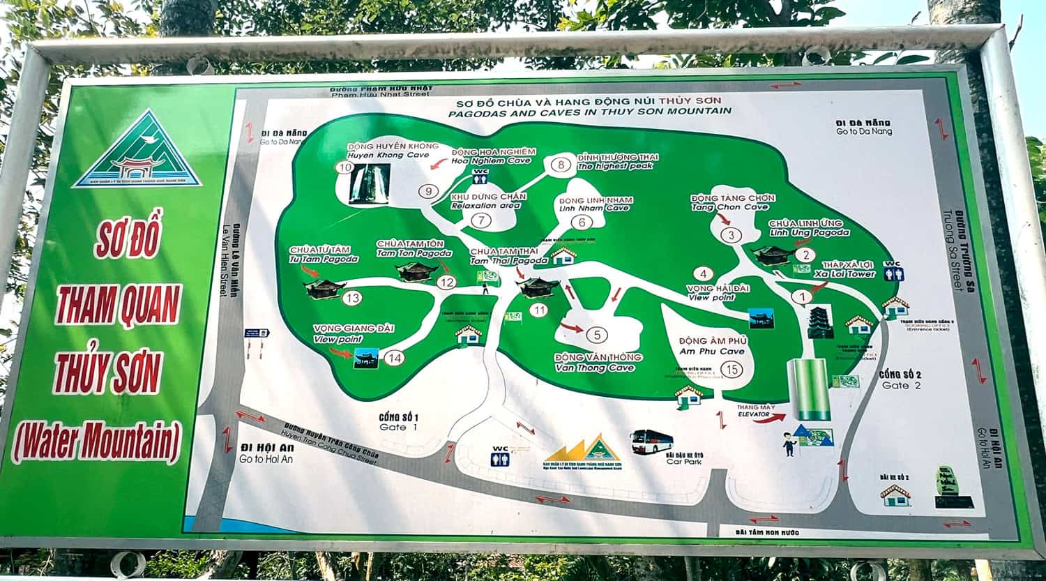 Map of Water Mountain