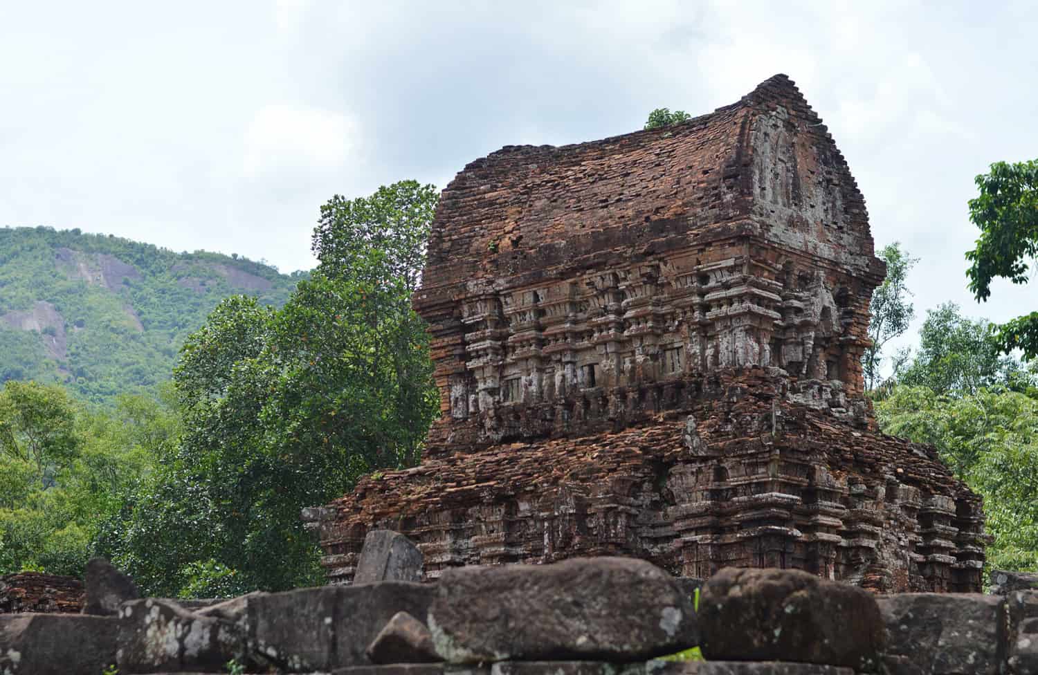 Temple at My Son Sanctuary (photo: Queena Deng)