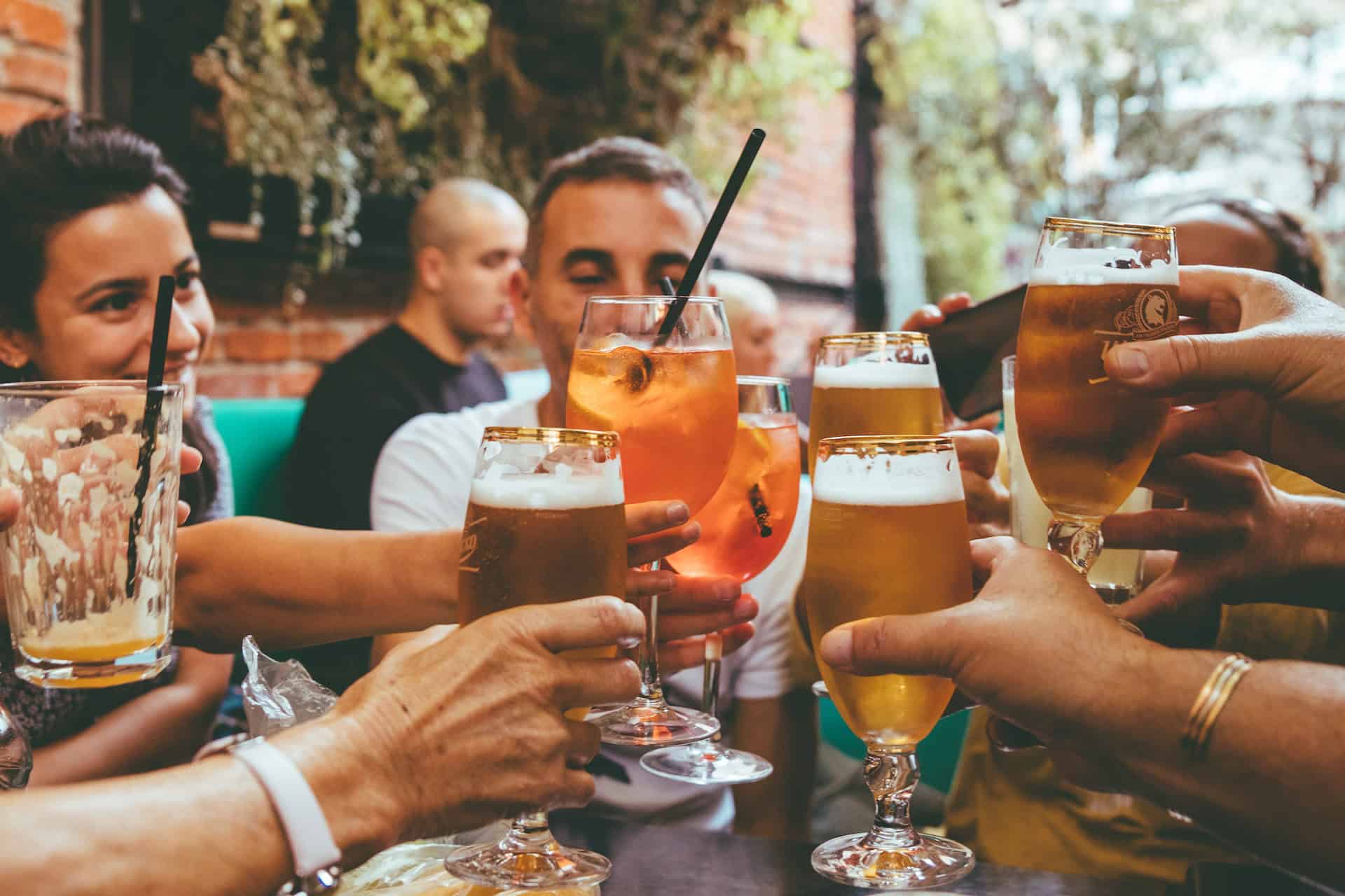 Friends toast in Sofia, a digital nomad hotspot in Eastern Europe (photo: Fred Moon)