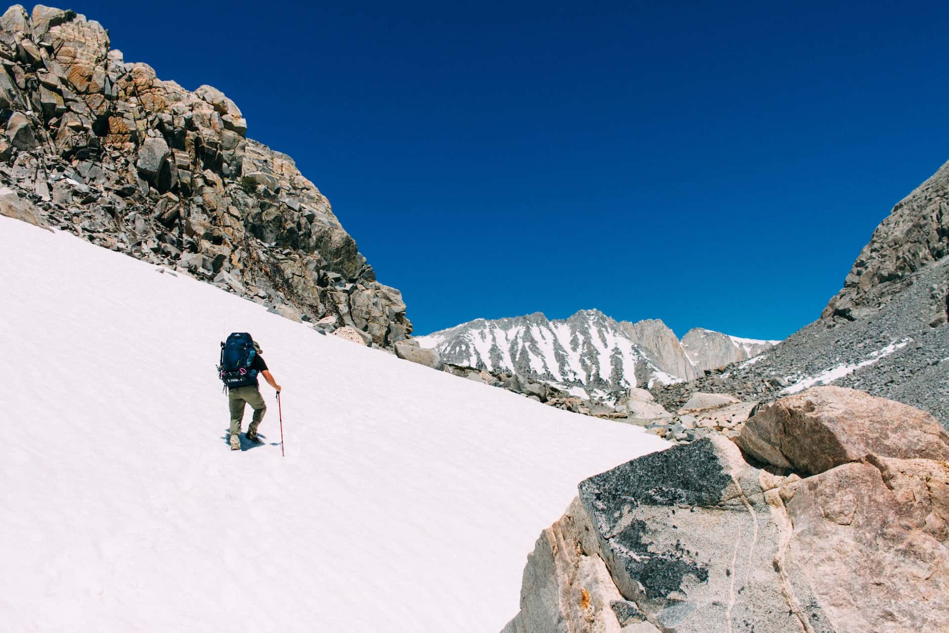 Crossing a snow-covered Morgan Pass in California, a true wilderness adventure (photo: Andrew Stickelman)