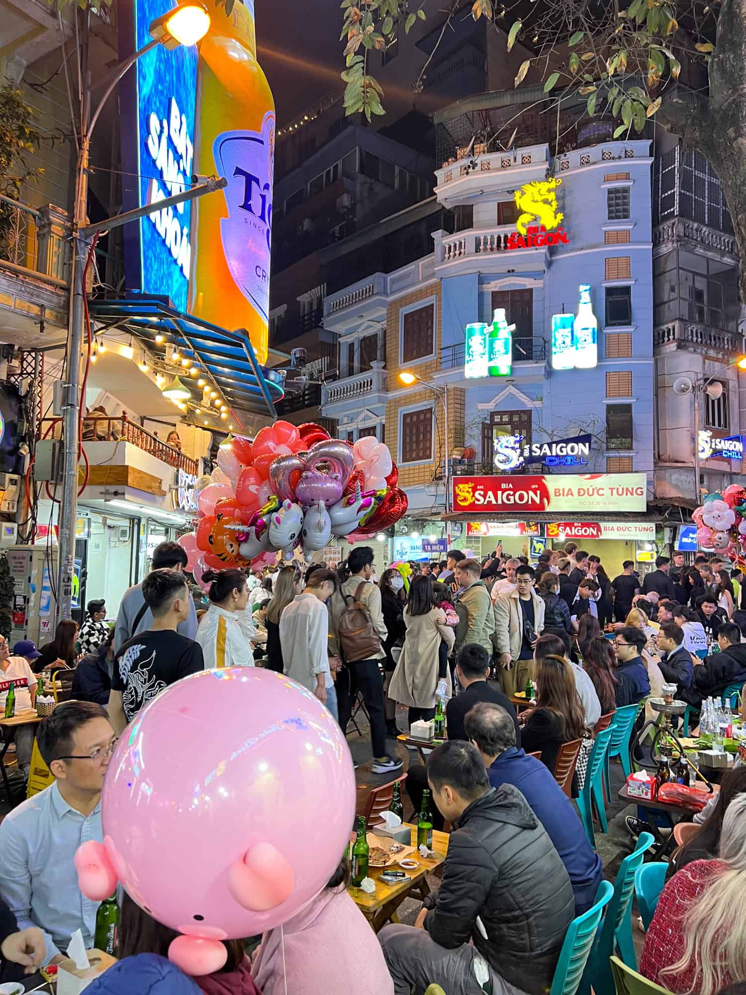 Beer corner in Hanoi