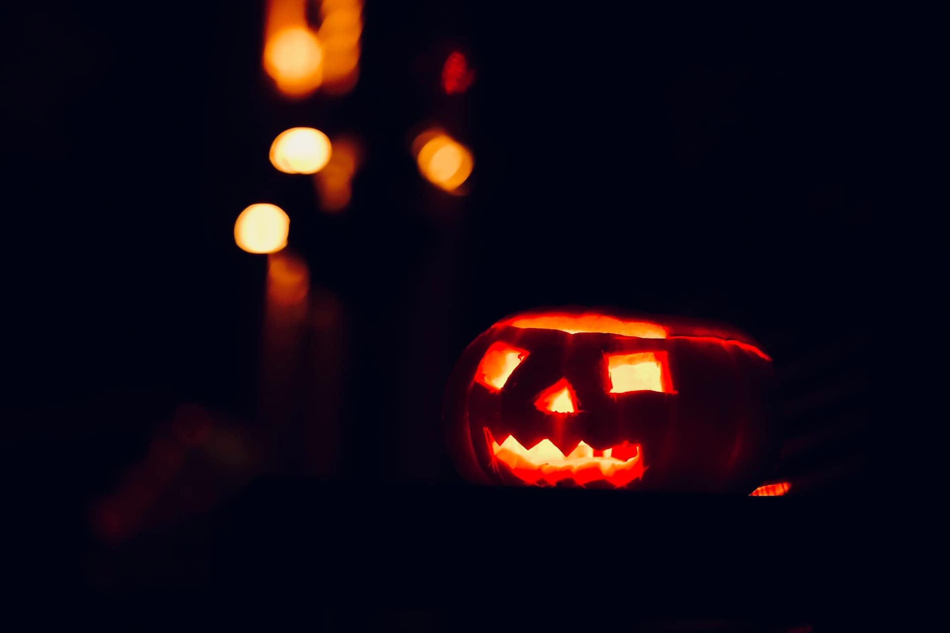 Carving jack-o-lanterns and playing spooky games can make for a fun camping trip. (photo: Miguel Teirlinck)