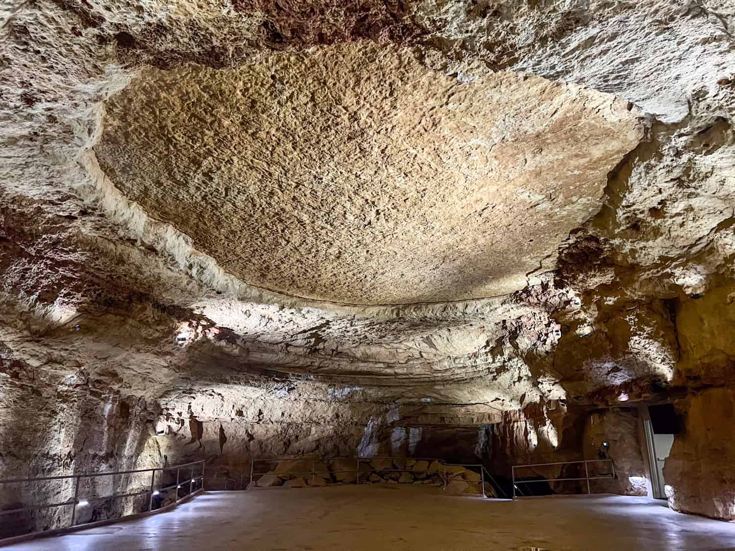 Underground event space at Natural Bridge Caverns