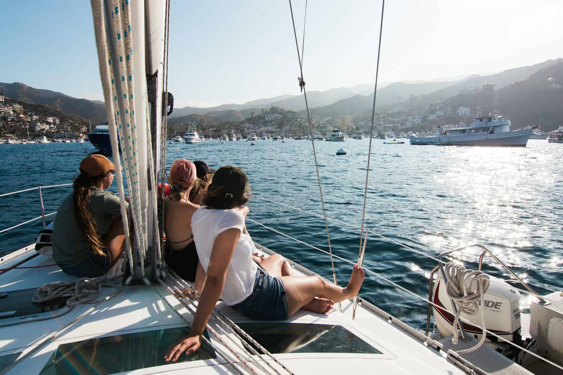 Sailing to Santa Catalina Island makes for a fun water adventure (photo: Luke Bender)